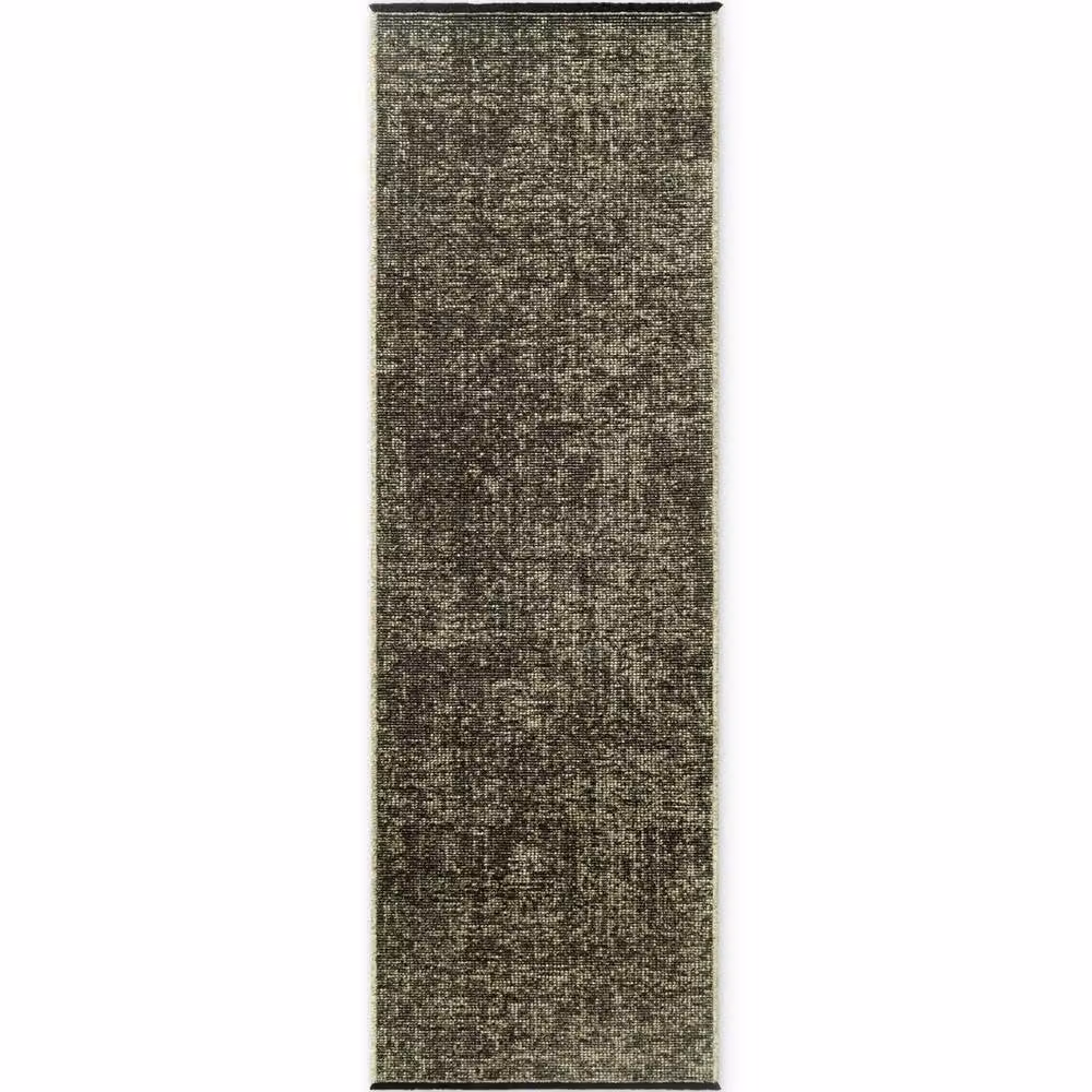 THE RUGS Brilliance Prisma Modern Abstract Short Pile Velour Round Area Rug in Dark Olive, Diameter: 200 cm – 4