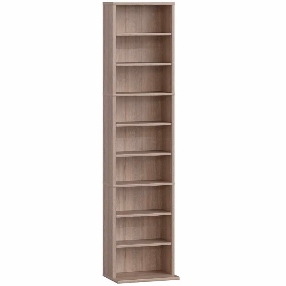 Wyld Haus Lere Narrow Wooden Storage Unit in Natural Wood Finish, W/D/H: 140 x 33 x 24 cm – 2