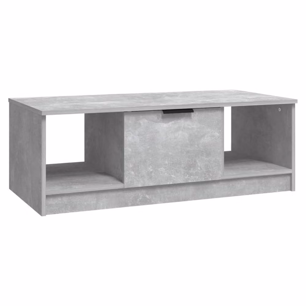 Berkfield Home Decorative Coffee Table in Concrete Grey, W/D/H: 102 x 50 x 36 cm – 3
