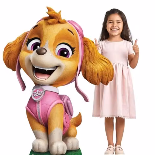 Star Cutouts SC4606 Paw Patrol Skye Air Rescue Puppy Cardboard Cutout, Height: 121 cm, Multicolour
