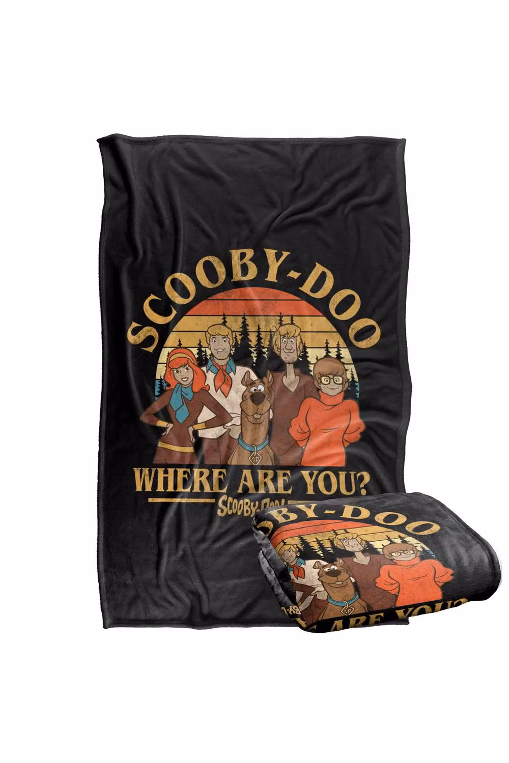 LOGOVISION Scooby Doo Mountain Portrait Super Soft Fleece Throw Blanket, Multicolour, W: 127 cm x L: 152.4 cm – 7