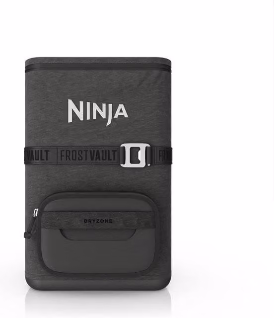 Ninja FrostVault Go 23L Portable Soft Cooler Backpack, Grey, FF136EUUK – 1