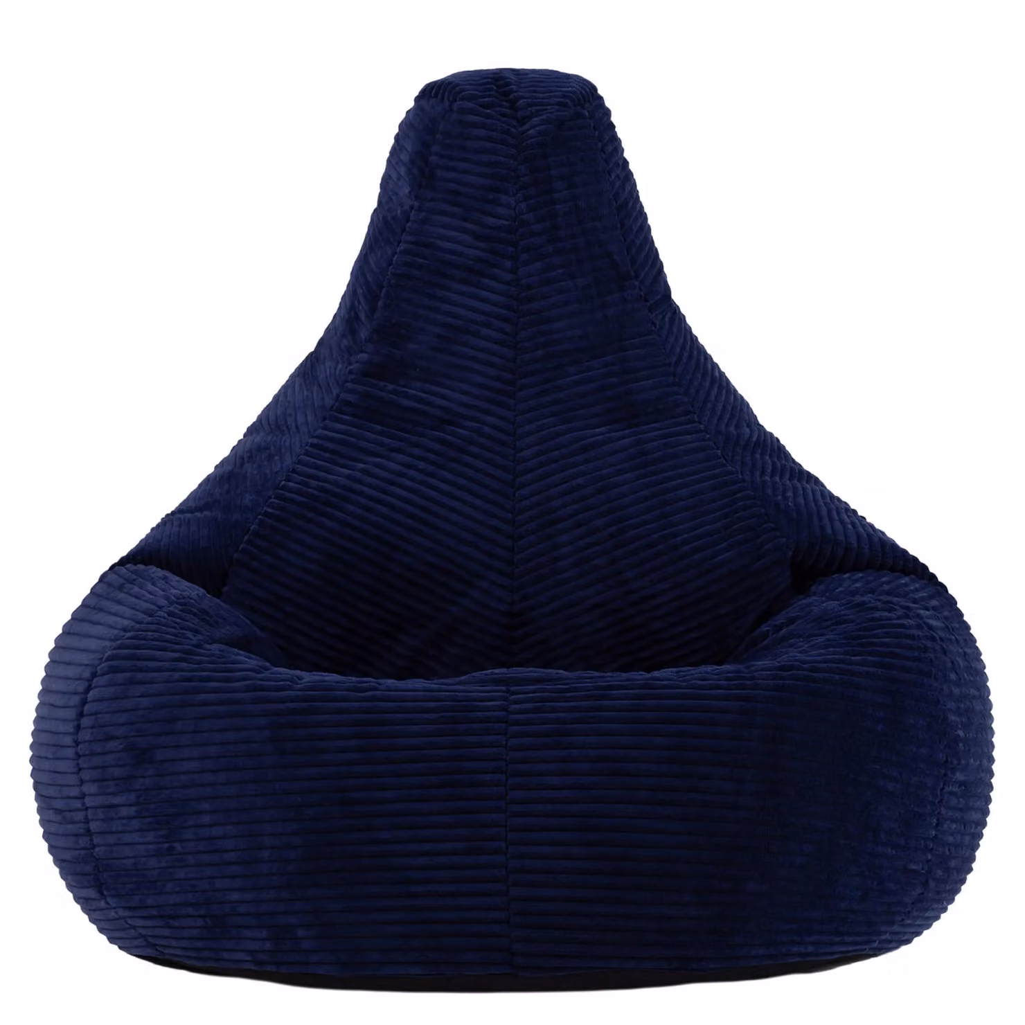 icon Dalton Cord Fabric Adult Bean Bag Chair Set of 2 in Blue – 3