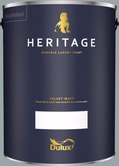 Dulux Trade Heritage Matt Paint Rosemary Leaf Green 5 l