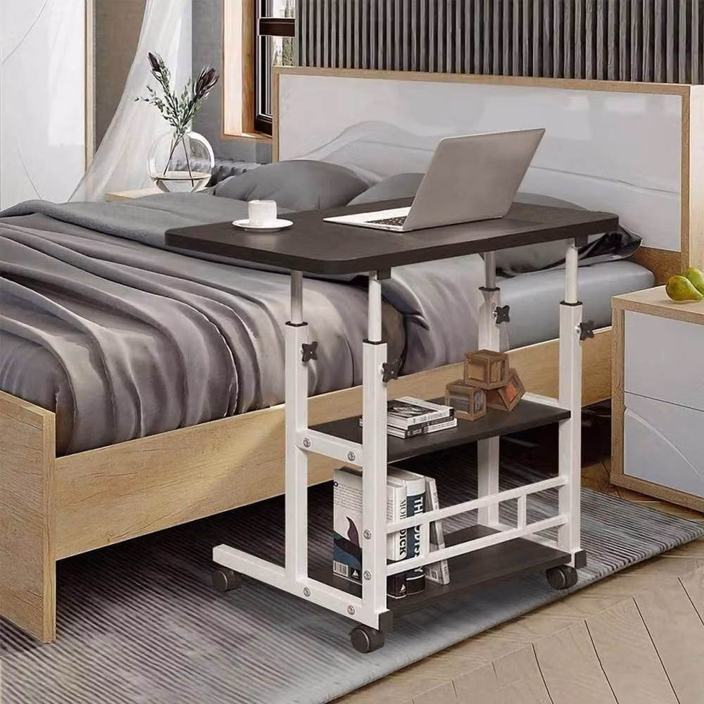 EONLION Black Portable Adjustable Laptop Table with Height and Tilt Adjustment – 3