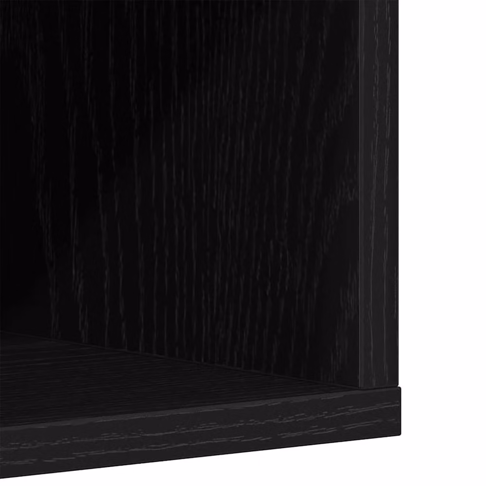 Berkfield Home Black Oak Shoe Cabinet W/D/H: 54 x 34 x 183 cm – 3