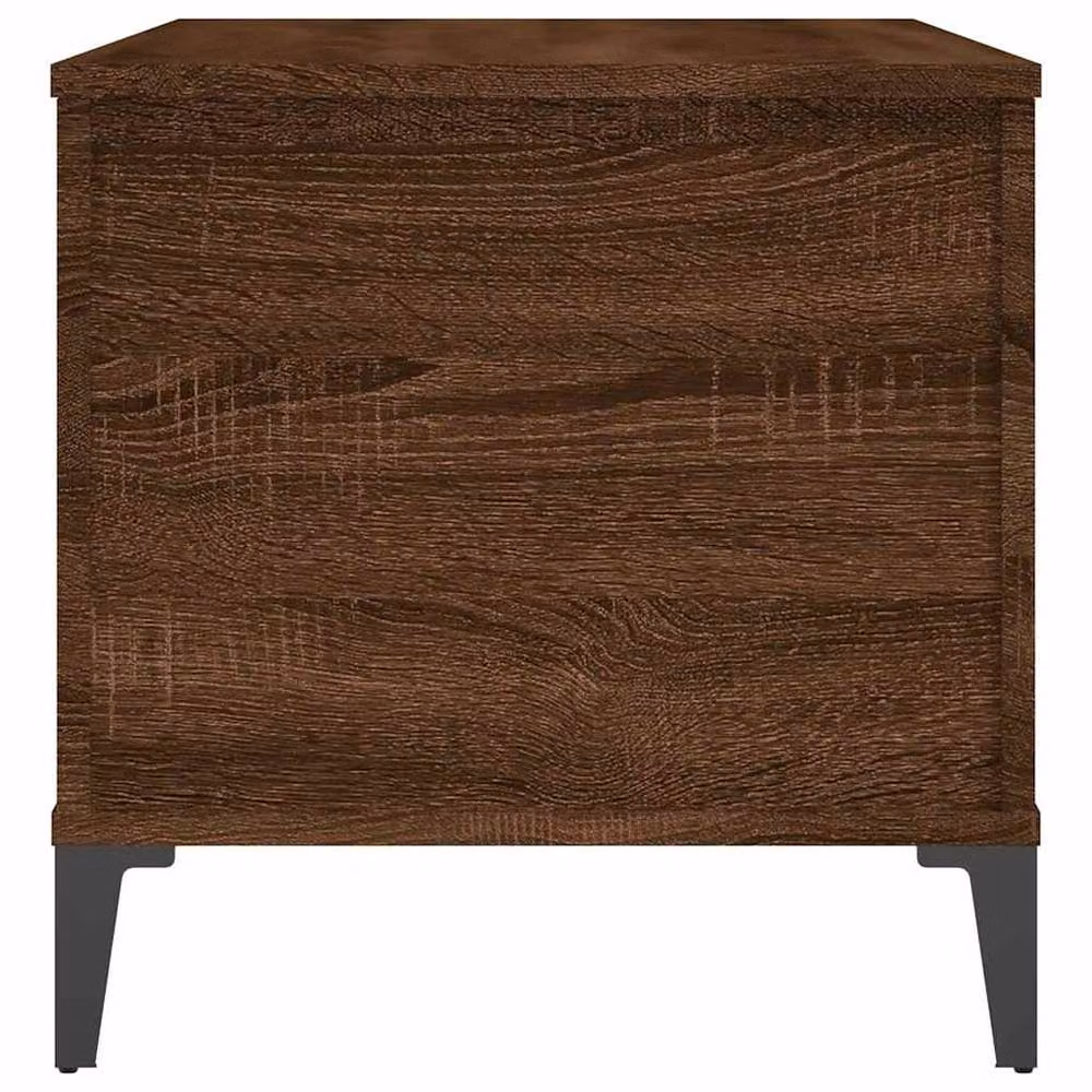 Berkfield Home Modern Rectangular Coffee Table in Brown Oak with Lift Mechanism, W: 90 cm, D: 44.5 cm, H: 45 cm – 4