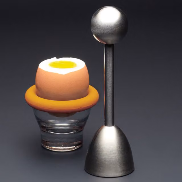 MasterClass Stainless Steel Egg Topper, Silver