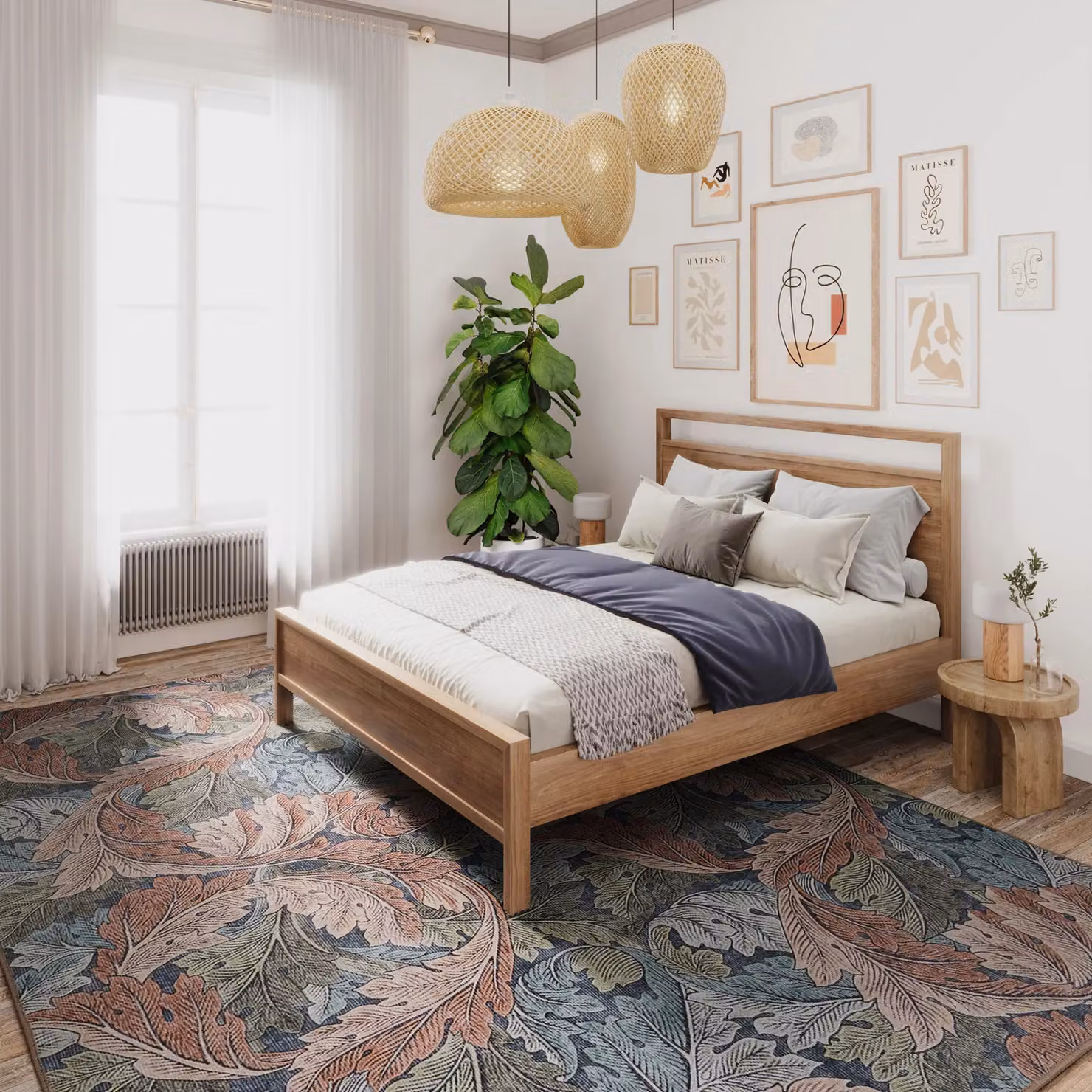 Kukoon Pale Green Distressed Vintage Shabby Chic Living Room Area Rug, W: 200 cm, D: 290 cm – 2