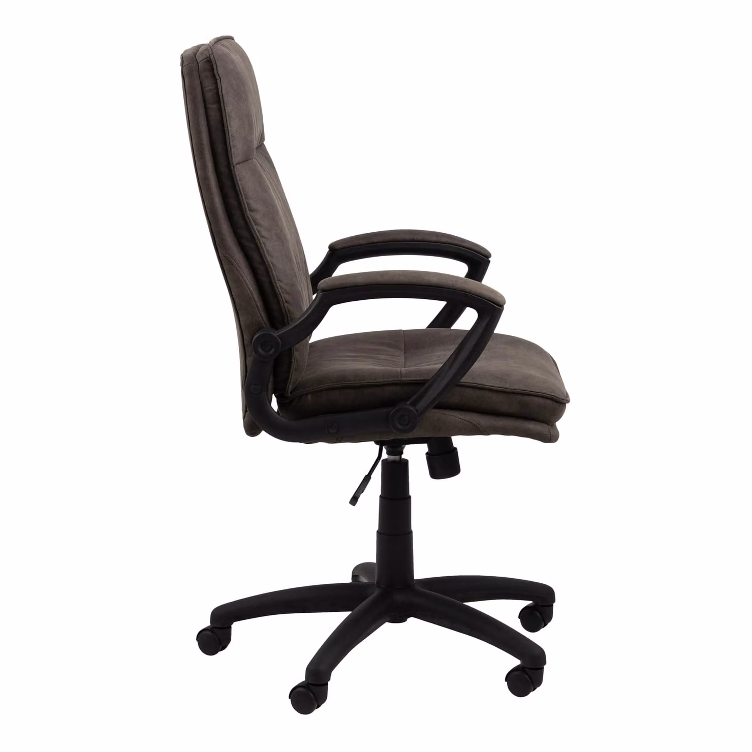 Furniture To Go Brad Black Fabric Swivel Task Chair with Armrests – 3