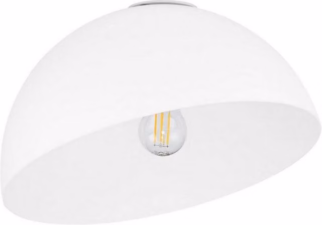 Netlighting Onia Semi Flush Ceiling Light in White, Diameter: 30 cm