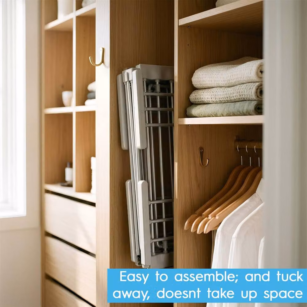 Harbour Housewares Electric Heated Clothes Airer in Silver – 5