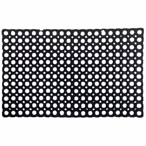 Ark Mat Black Rubber Safety Grass Mat for Playgrounds W: 150 cm, D: 100 cm, H: 1.6 cm – 1