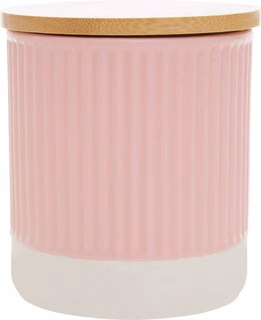 Orsina Maison by Premier Geome Pink Stoneware Storage Canister, 550ml