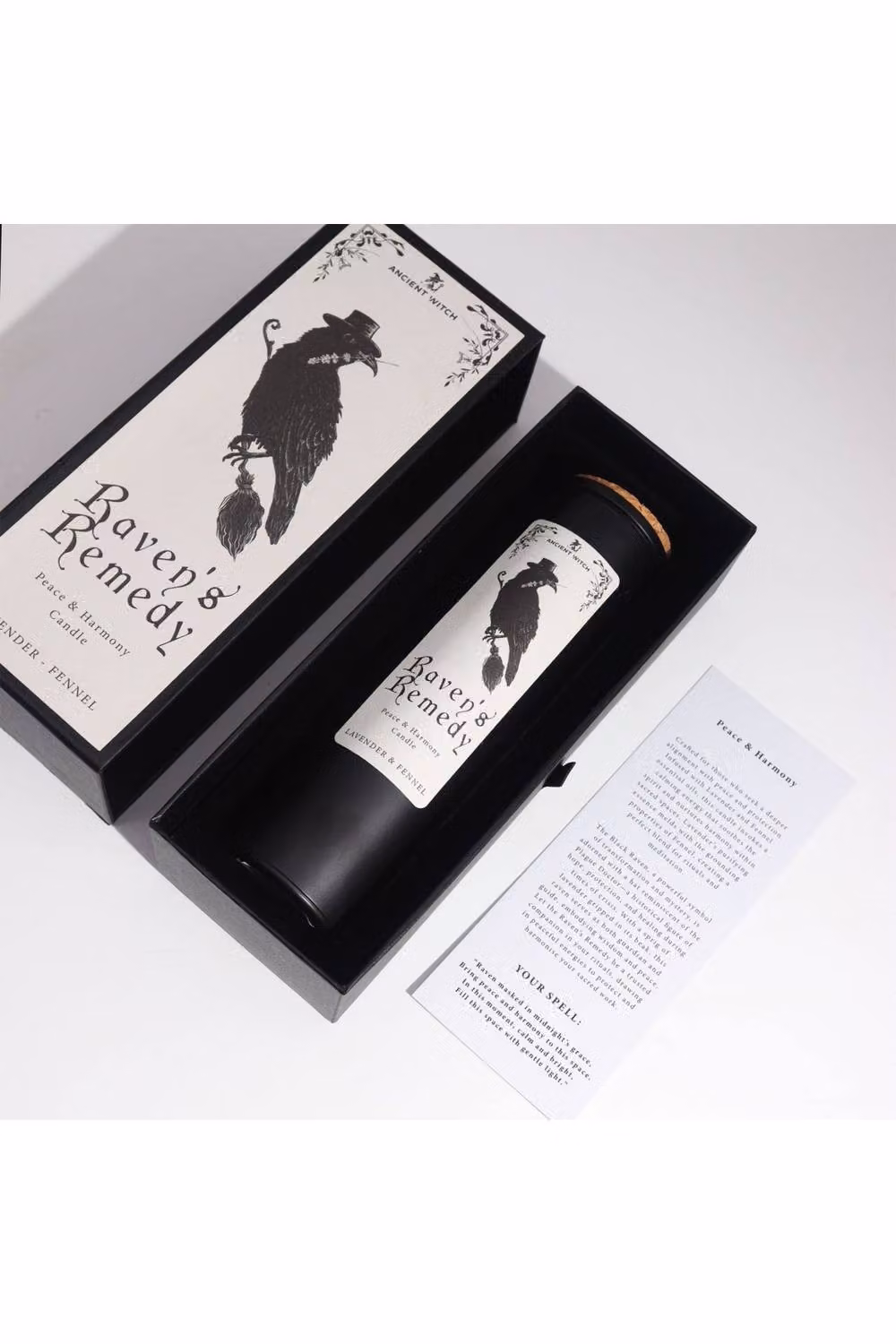 KDMD Ancient Witch Ritual Ravens Remedy Scented Pillar Candle in Black – 3