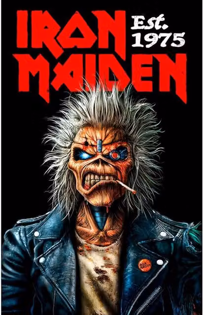 Iron Maiden Est 1975 Claw Multicolour Paper Poster, 106 x 70 cm – 1