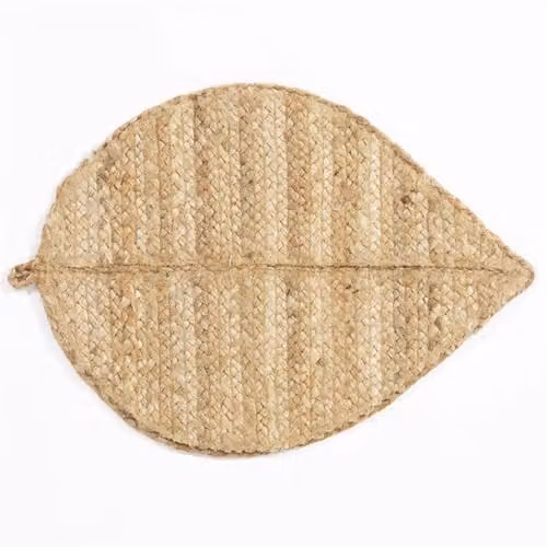 Wye Rustic Jute Placemats in Beige and Sand