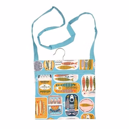 Dexam Sardines Peg Bag, 30 g, Blue