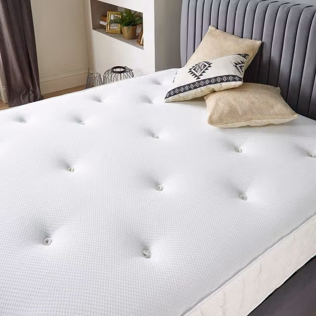 Aspire True Hybrid Natural Memory Pocket Mattress in White, W/D/H: 90 x 200 cm