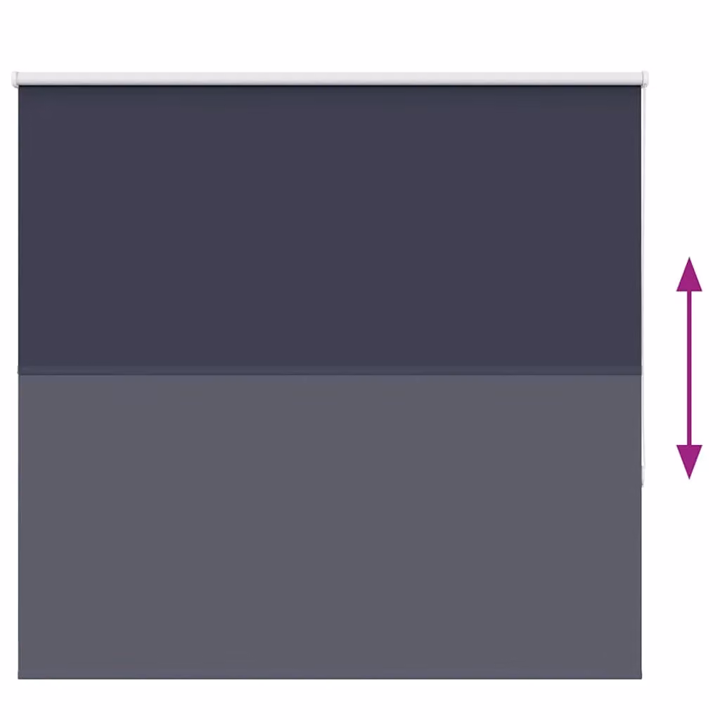 Berkfield Home Marine Blackout Roller Blind, Blue Polyester, W: 145 cm, H: 150 cm – 3
