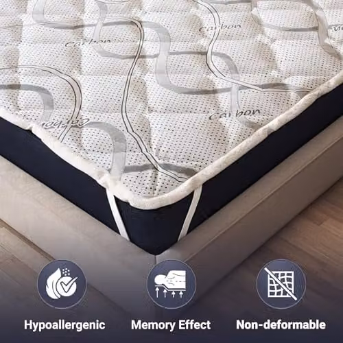 The White Stone Mattress Topper in White – 4
