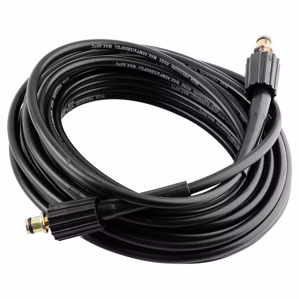 FLAVORA 10m Heavy Duty Replacement High Pressure Washer Hose in Black – 2