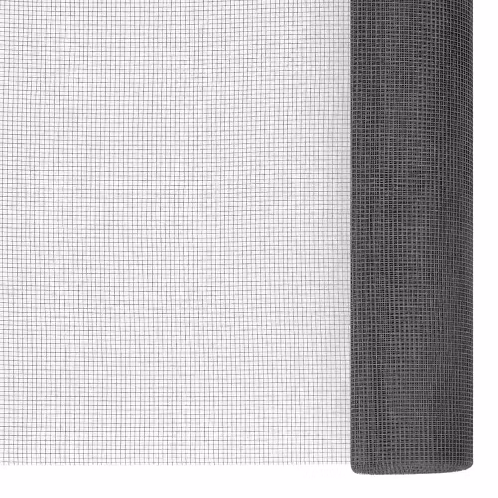 Berkfield Home Black Fibreglass Mesh Screen W: 60 cm, L: 1000 cm – 3