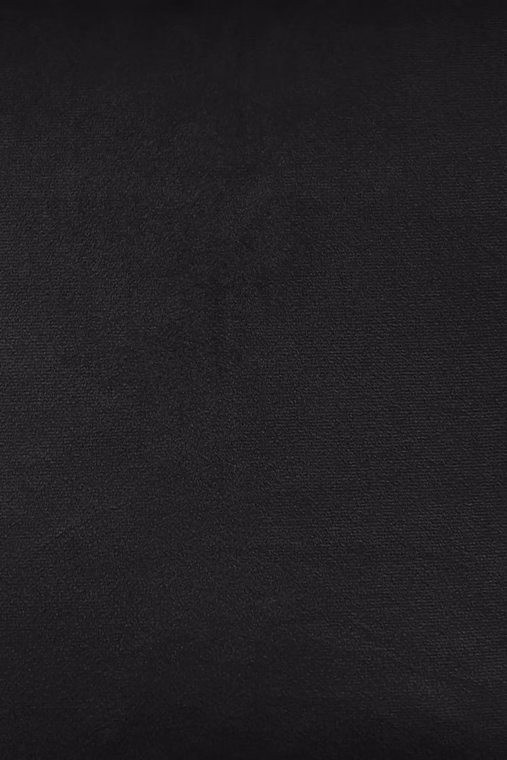 Enhanced Living Pair of Black Plain Velvet Square Cushion Covers, W/D/H: 43 x 43 x 43 cm – 2