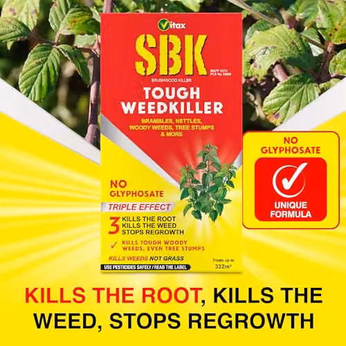 Vitax SBK Brushwood Killer Glyphosate Free Weedkiller Concentrate, 1 l – 2