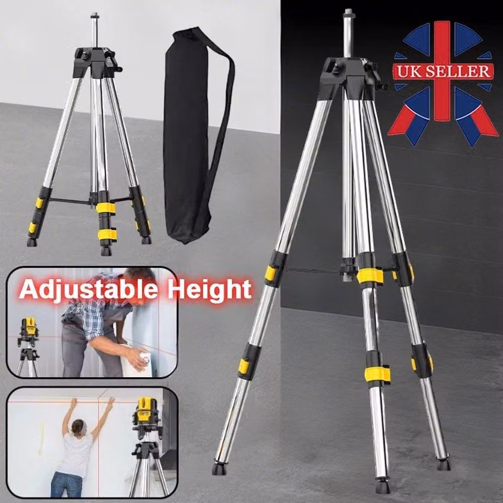 EONLION Adjustable Laser Level Tripod Stand in Silver – 3