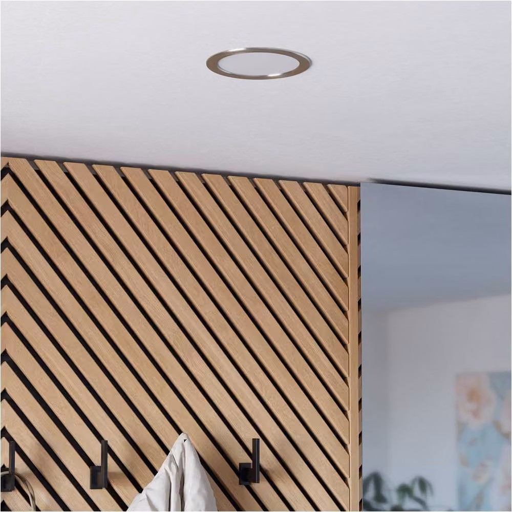 Loops Modern Silver Metal Ceiling Spotlight with LED Bulb Included – 3