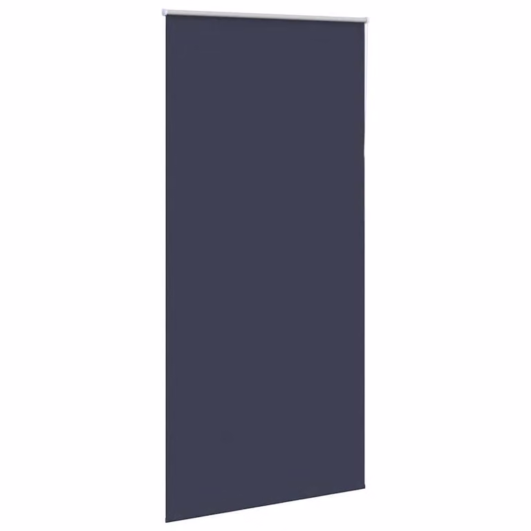 Berkfield Home Blue Polyester Blackout Roller Blind, W/D/H: 85.7 x 90 x 210 cm