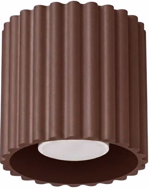 Sollux Lighting minimalist cube ceiling lamp in brown, W/D/H: 10 x 10 x 10 cm – 1