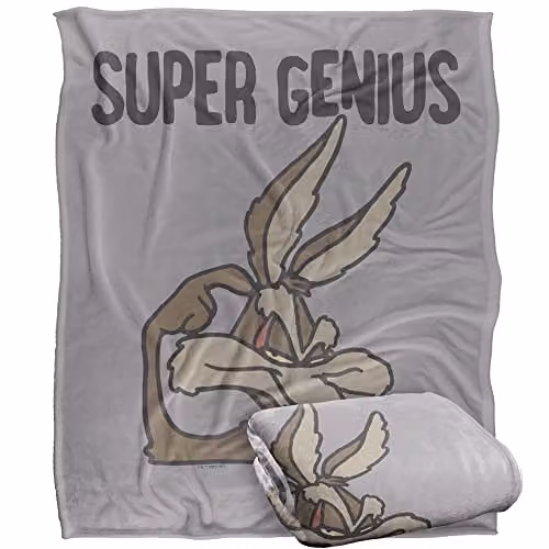 LOGOVISION Looney Tunes Super Soft Microfibre Fleece Throw Blanket, Multicolour, W/D/H: 152 x 127 cm – 1