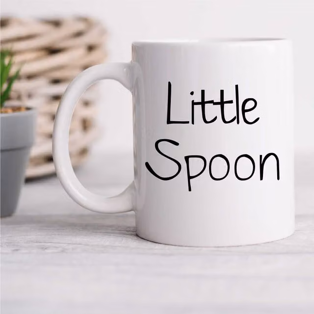 60 Second Makeover Little Spoon Ceramic Mug in White