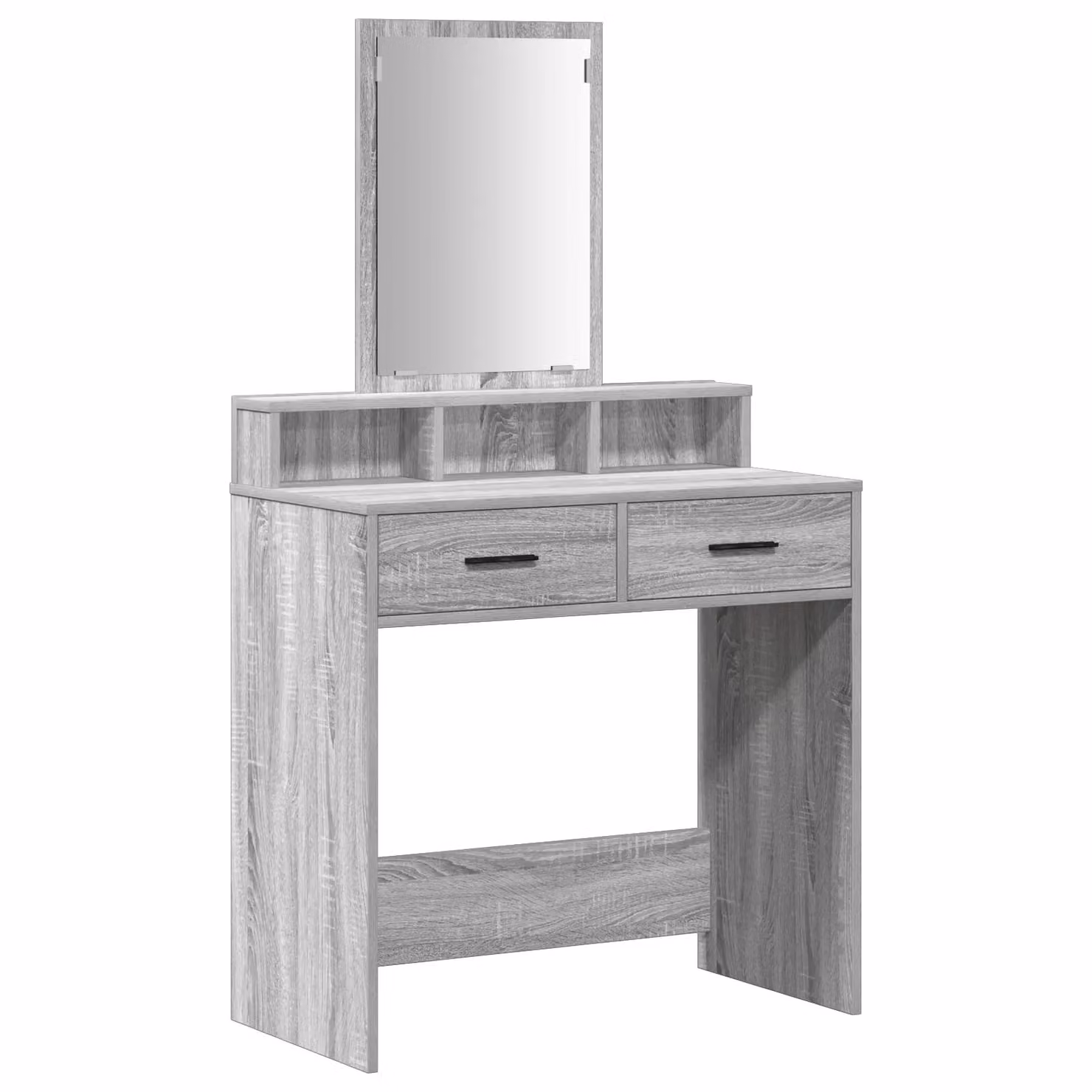 Berkfield Home Sonoma Grey Dressing Table with Drawers W: 79 cm, D: 41 cm, H: 140 cm – 2