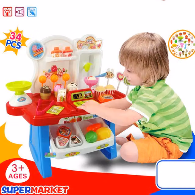 Latto 34-Piece Multicolour Market Set