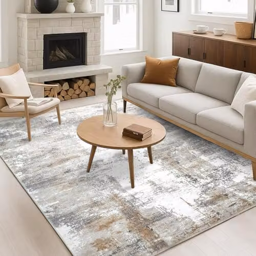 MARLOW Modern Abstract Area Rug, Multicolour, W/D: 160 x 230 cm – 1