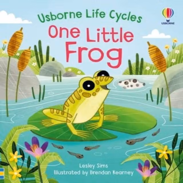 One Little Frog Board Book by Lesley Sims, Multicolour