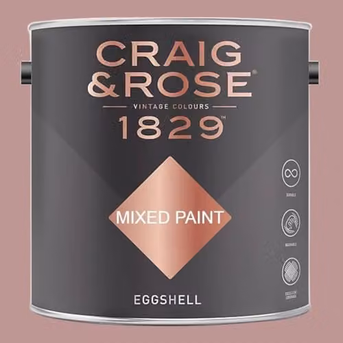 Craig & Rose 1829 Paint Stop Eggshell Paint in Wedgwood Lilac, 2.5 l