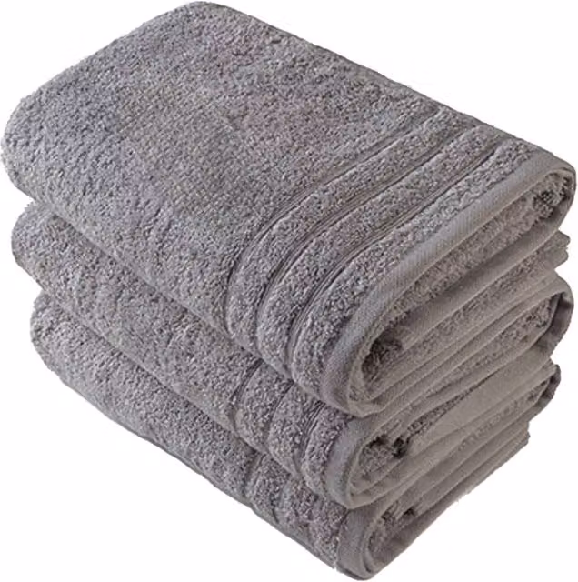 ARTG Fluffy Grey Cotton Terry Hand Towel