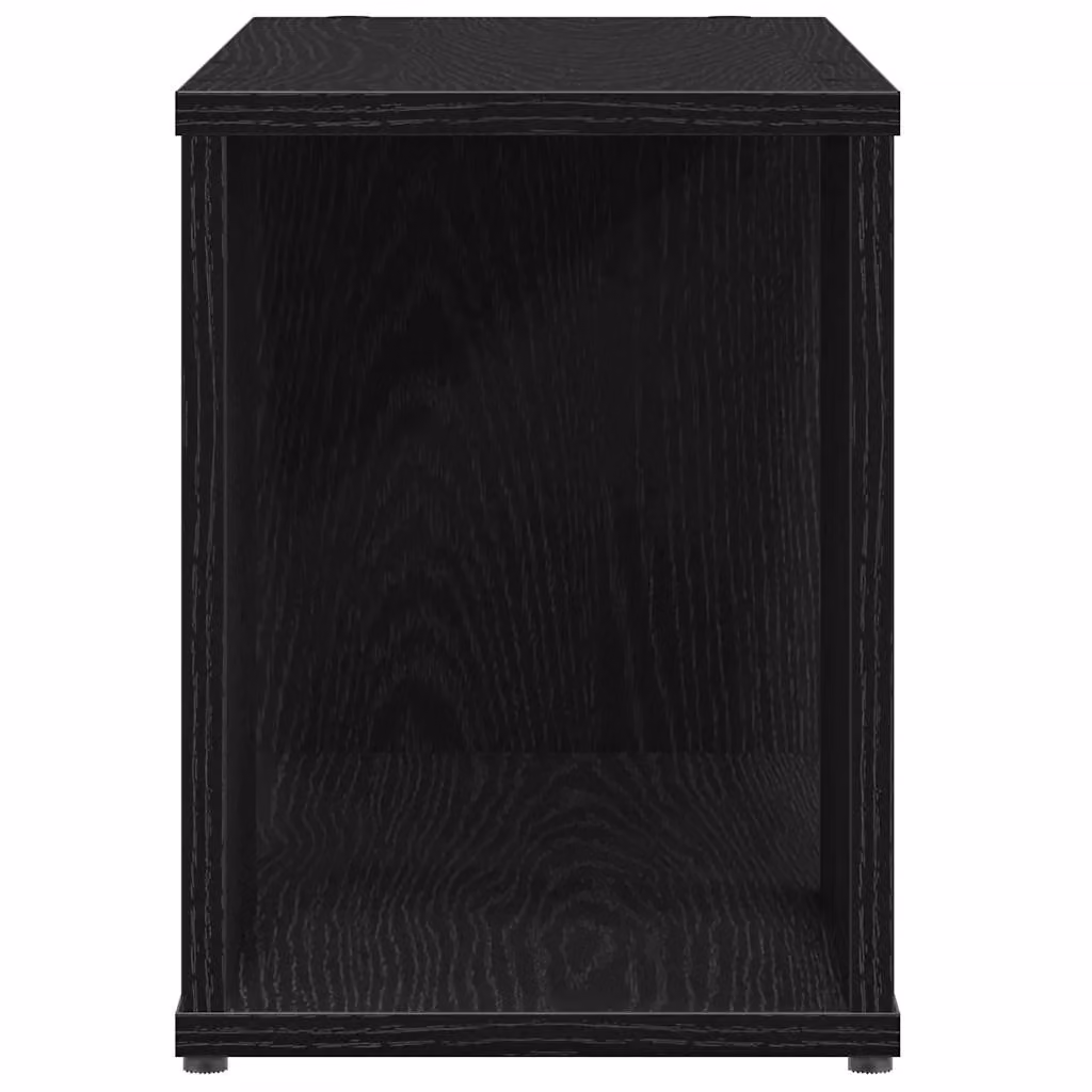 Berkfield Home Black Oak TV Cabinet in Matt MDF, W/D/H: 60 x 24 x 32 cm – 6