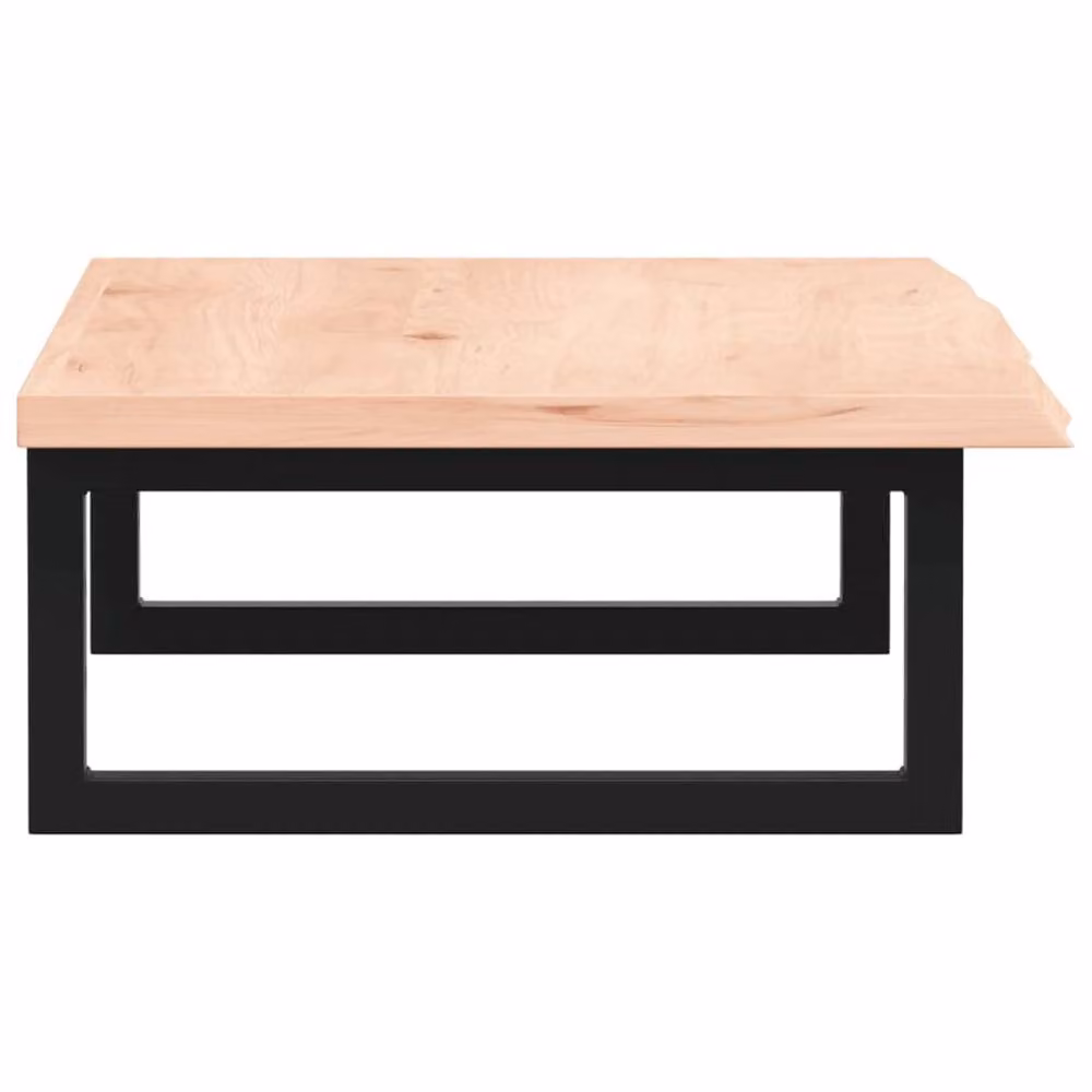 Berkfield Home Wall Mounted Basin Shelf in Light Oak and Steel – 3