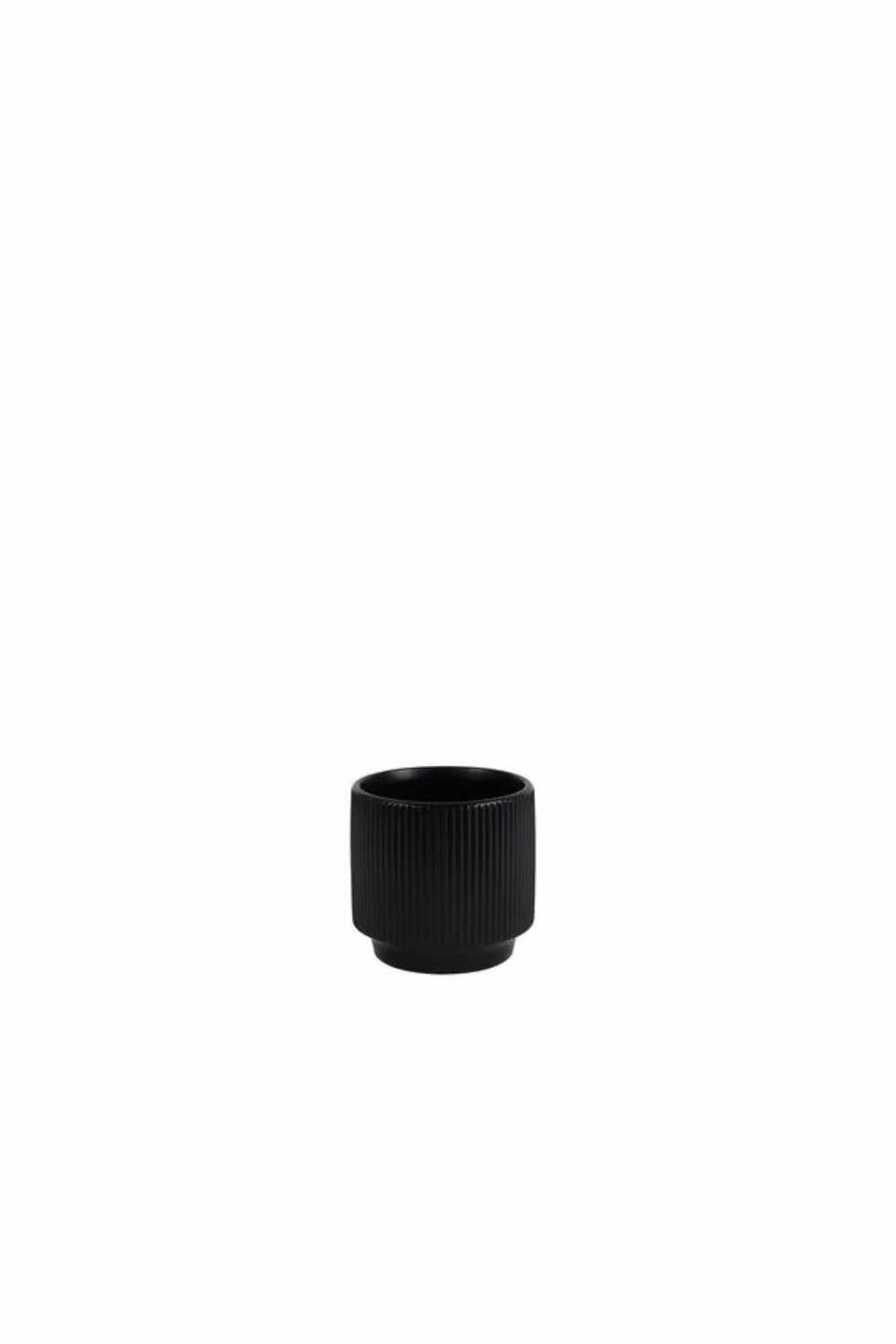 KDMD Hortus Tokyo Ceramic Pot in Matt Black, 3 Pack, W/D/H: 13 x 12 cm – 2