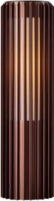 Nordlux Aludra Brown Metal Outdoor Post Light with E27 Mains Connection and IP44 Rating