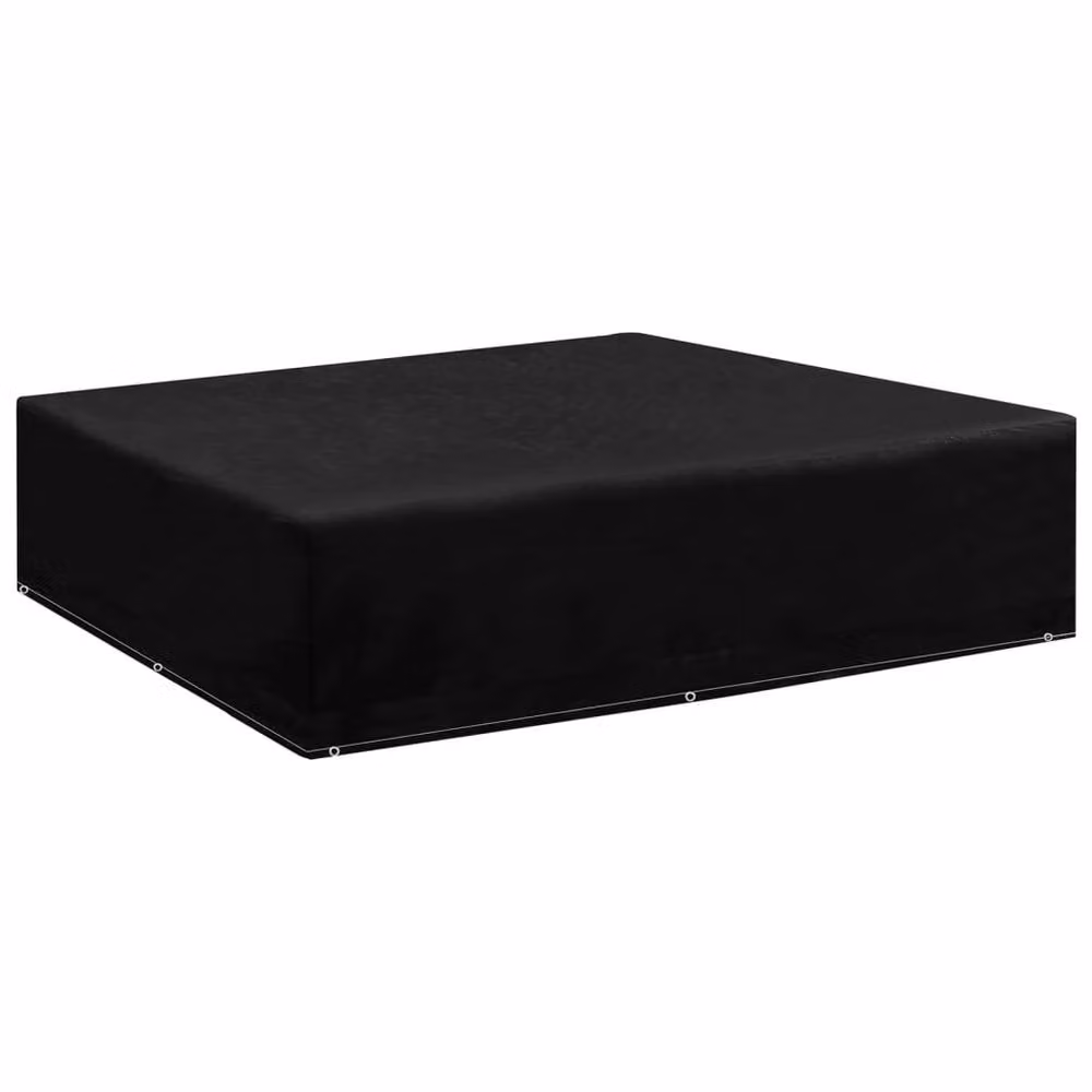 Berkfield Home Durable Garden Furniture Covers, 2 Pack, Black, W/D/H: 200 x 200 x 70 cm – 3