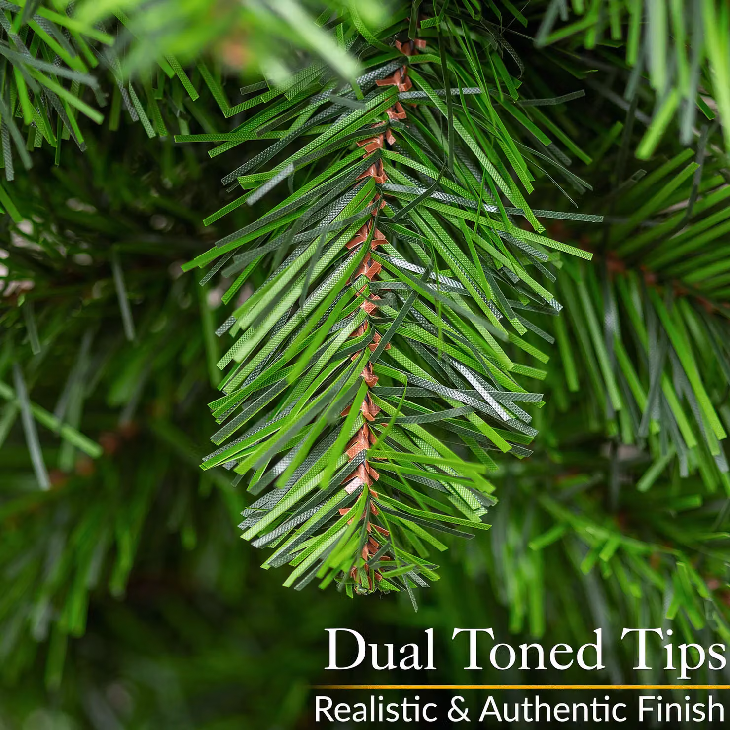 Christow Large Plain Green Artificial Pine Christmas Garland 270 cm – 5