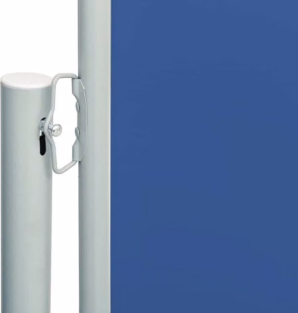Berkfield Home Blue Retractable Side Awning for Patio, W/D/H: 117 x 600 cm – 1