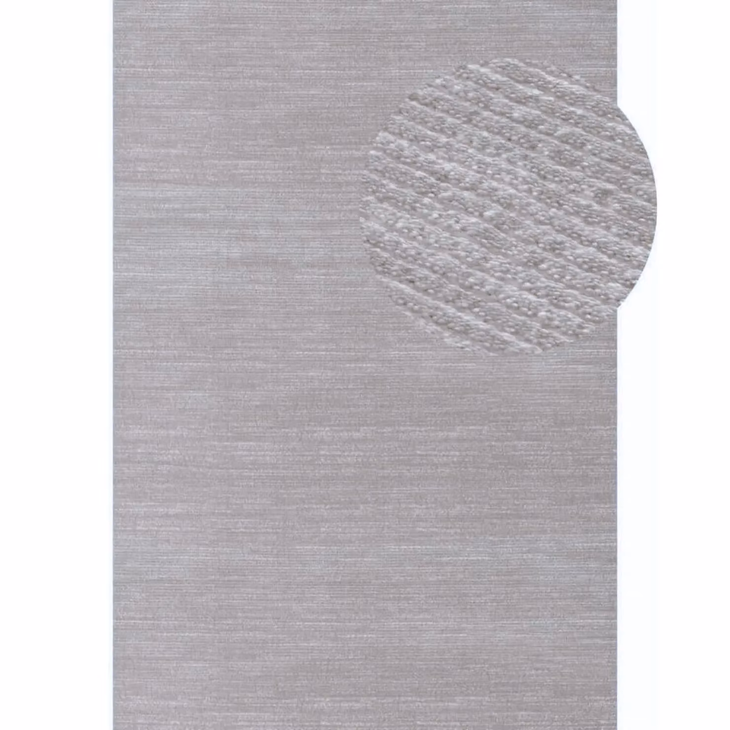 THE RUGS Carmel Modern Striped Area Rug and Runner in Grey, Stain Resistant, W: 80 cm, L: 300 cm – 2