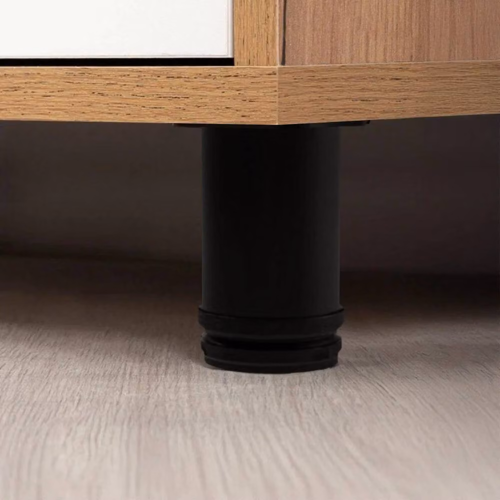 PAWNORA 4 Metal Furniture Legs with Non-Slip Feet in Black – 5